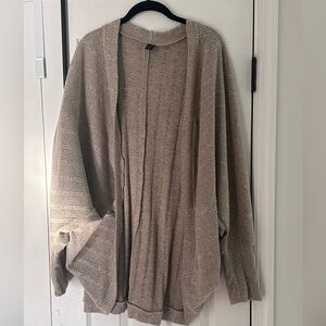 Batwing open cardigan